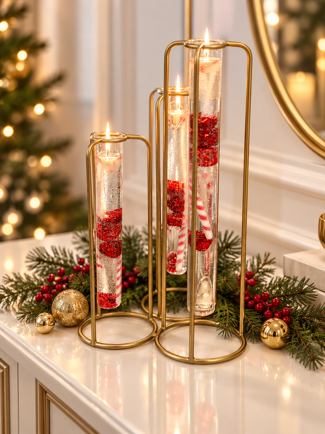 Holiday Glow Candle Trio