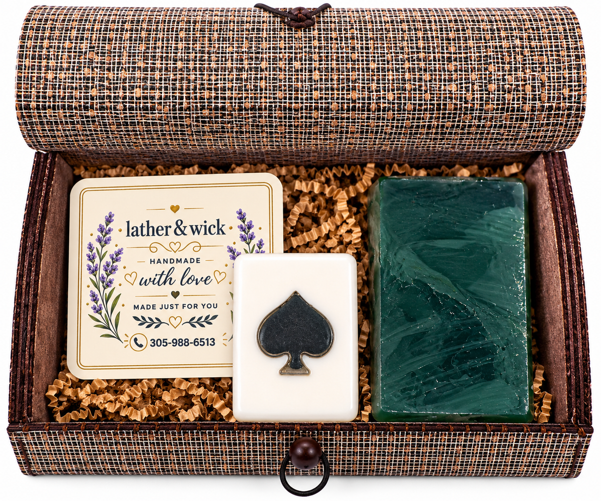 Noir Luxury Men's Hand Soap Gift Box