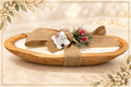 Mahogany Glow Wooden Bowl Candle